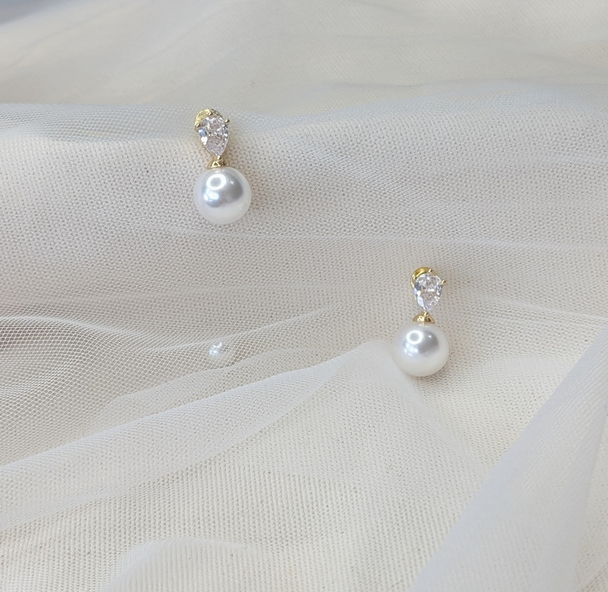Pearl Stud Earrings