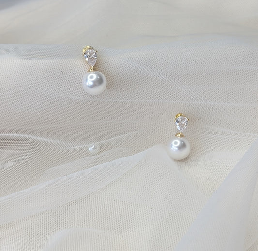 Pearl Stud Earrings