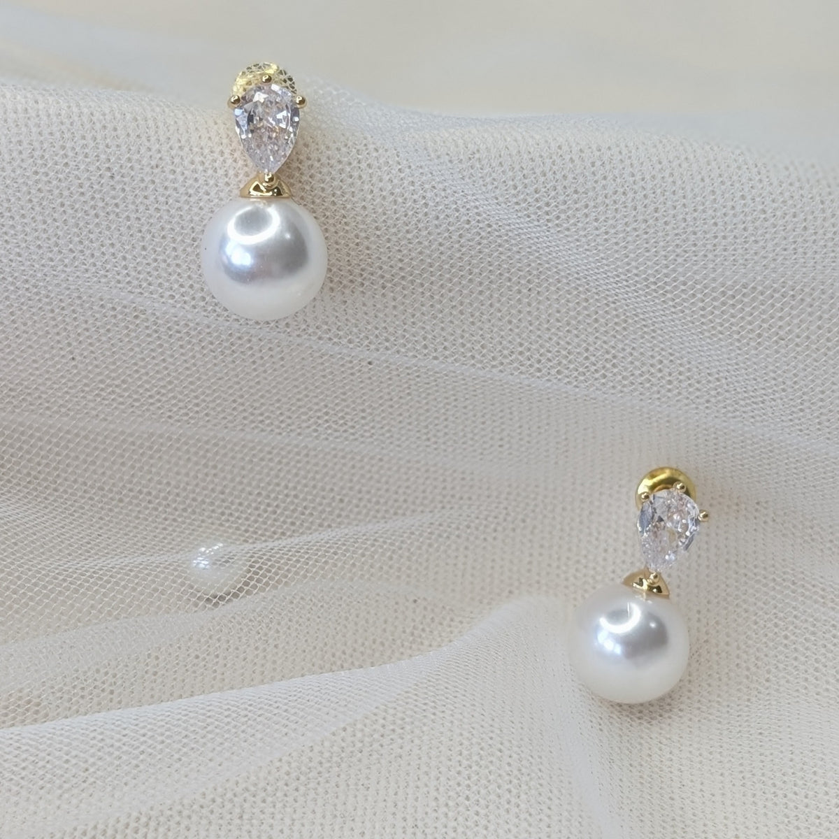 Pearl Stud Earrings