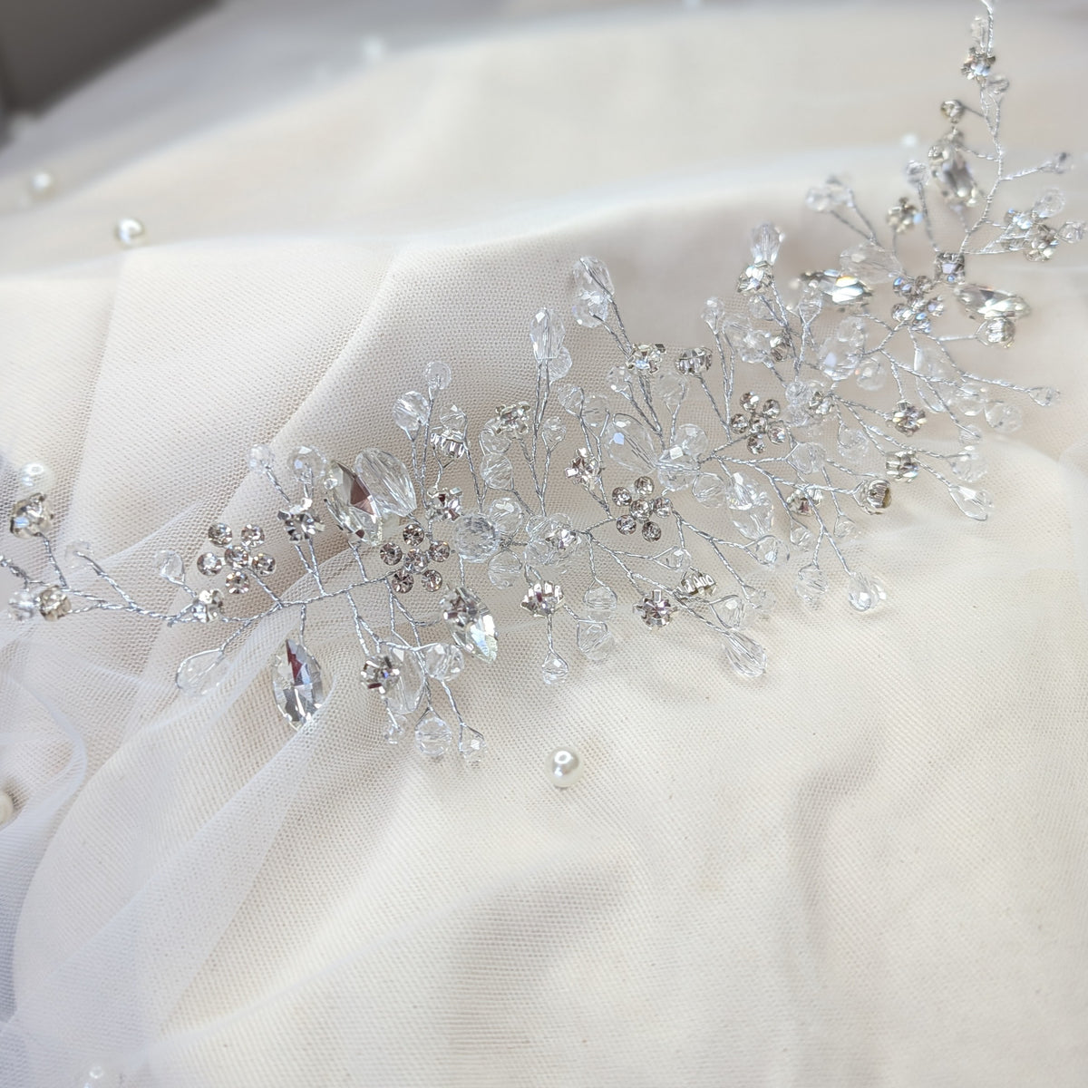 Crystal Floral Bridal Vine