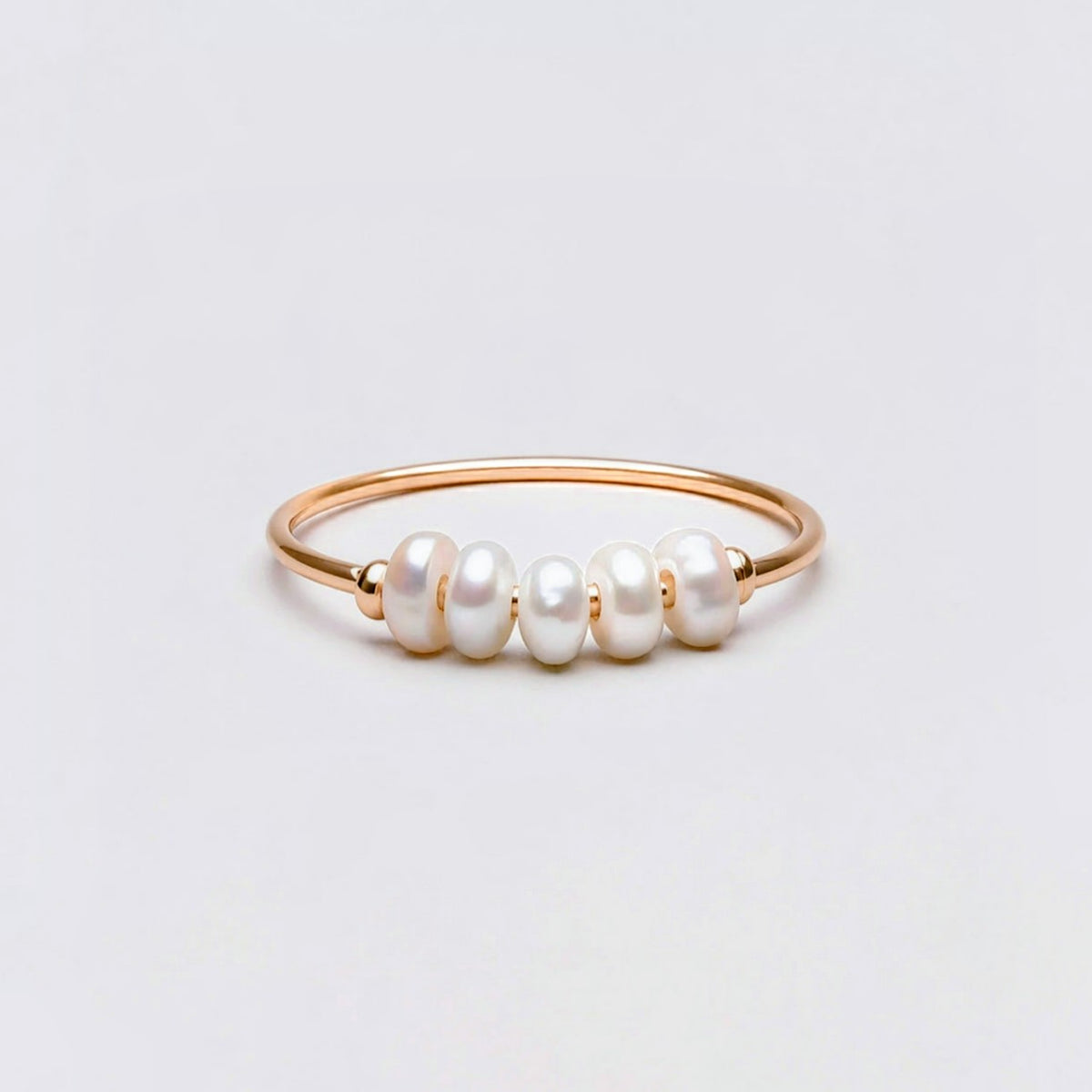 DAINTY PEARL RING