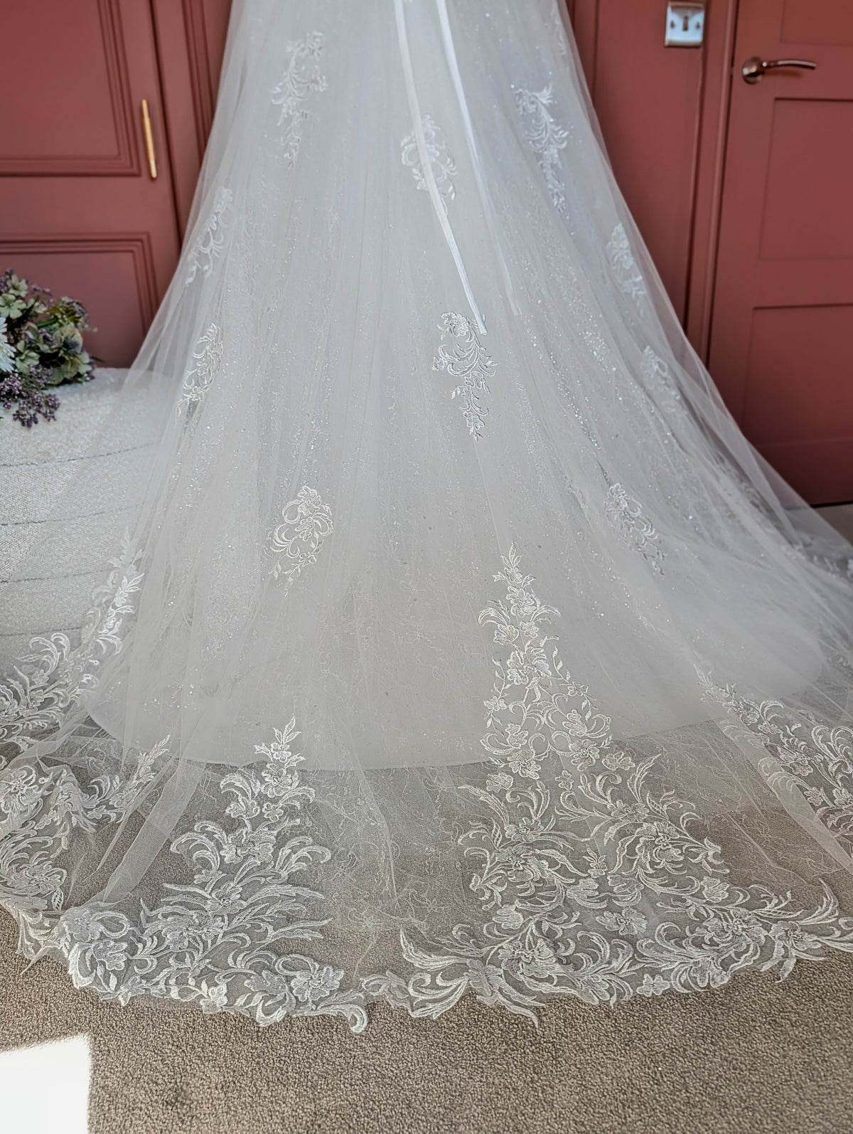 Abigail ~ Off The Shoulder Princess Wedding Gown