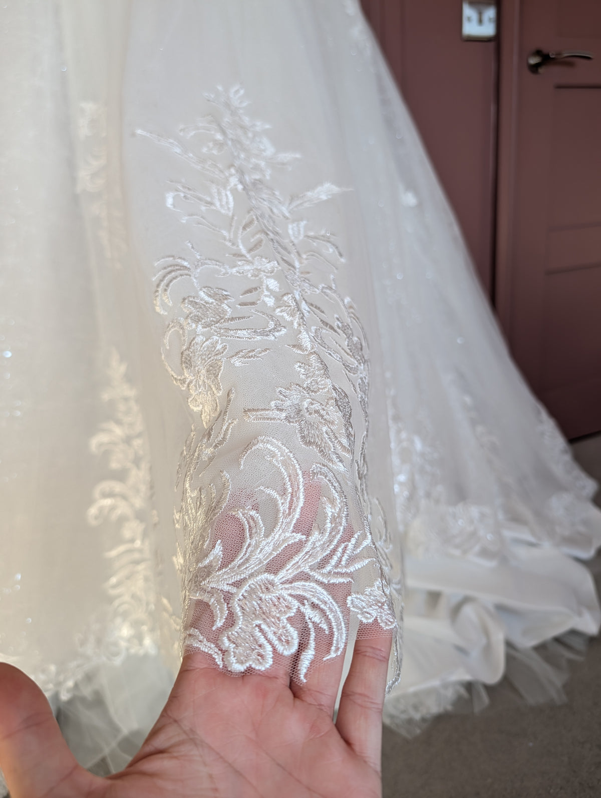 Abigail ~ Off The Shoulder Princess Wedding Gown
