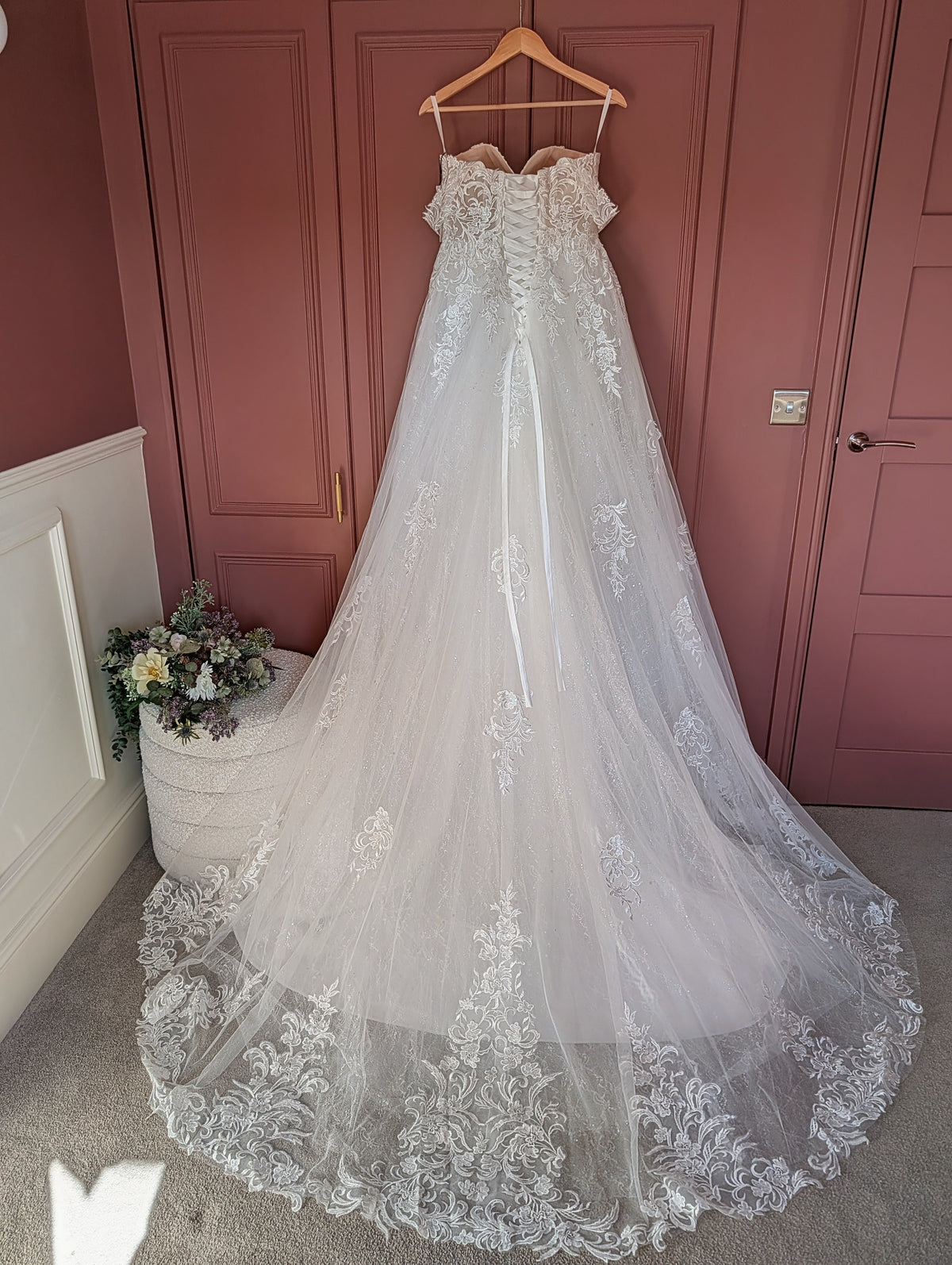 Abigail ~ Off The Shoulder Princess Wedding Gown