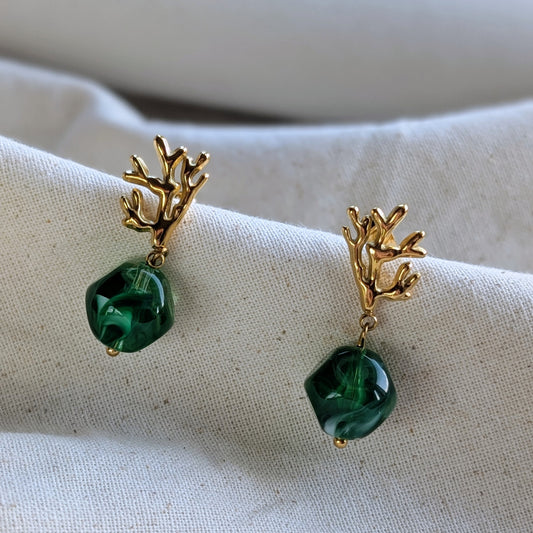 CORAL REEF EARRINGS