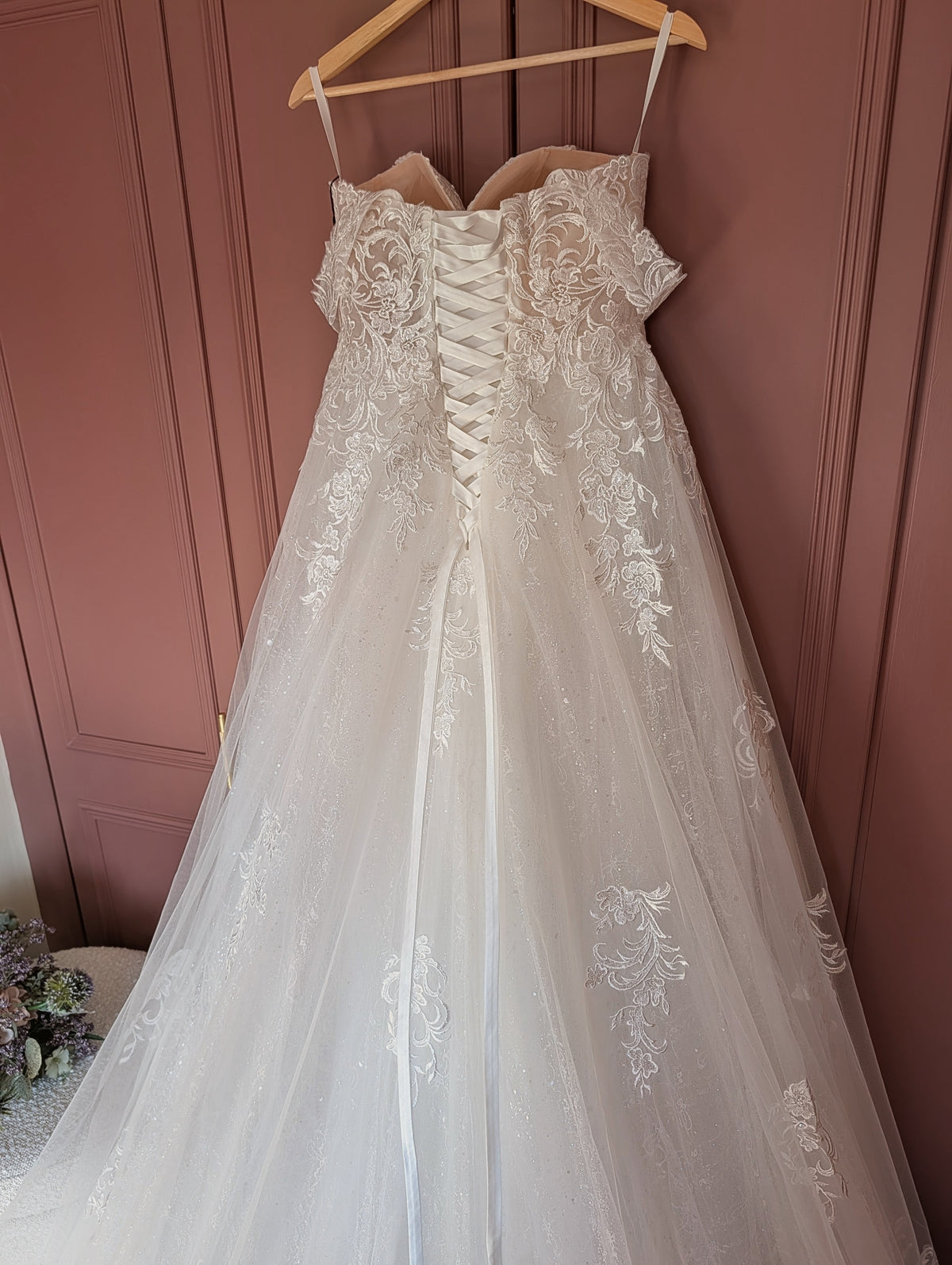 Abigail ~ Off The Shoulder Princess Wedding Gown